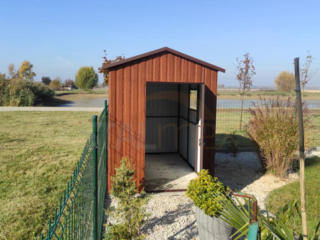 Gartenhaus / Gerätehaus 2×3×2,40 Satteldach, einflügelige Tür