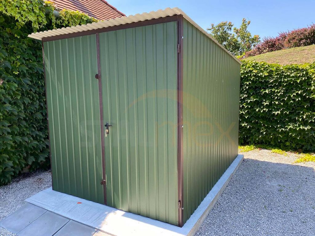 Gerätehaus aus Metall, Blech Gartenhaus Abverkauf, kaufen