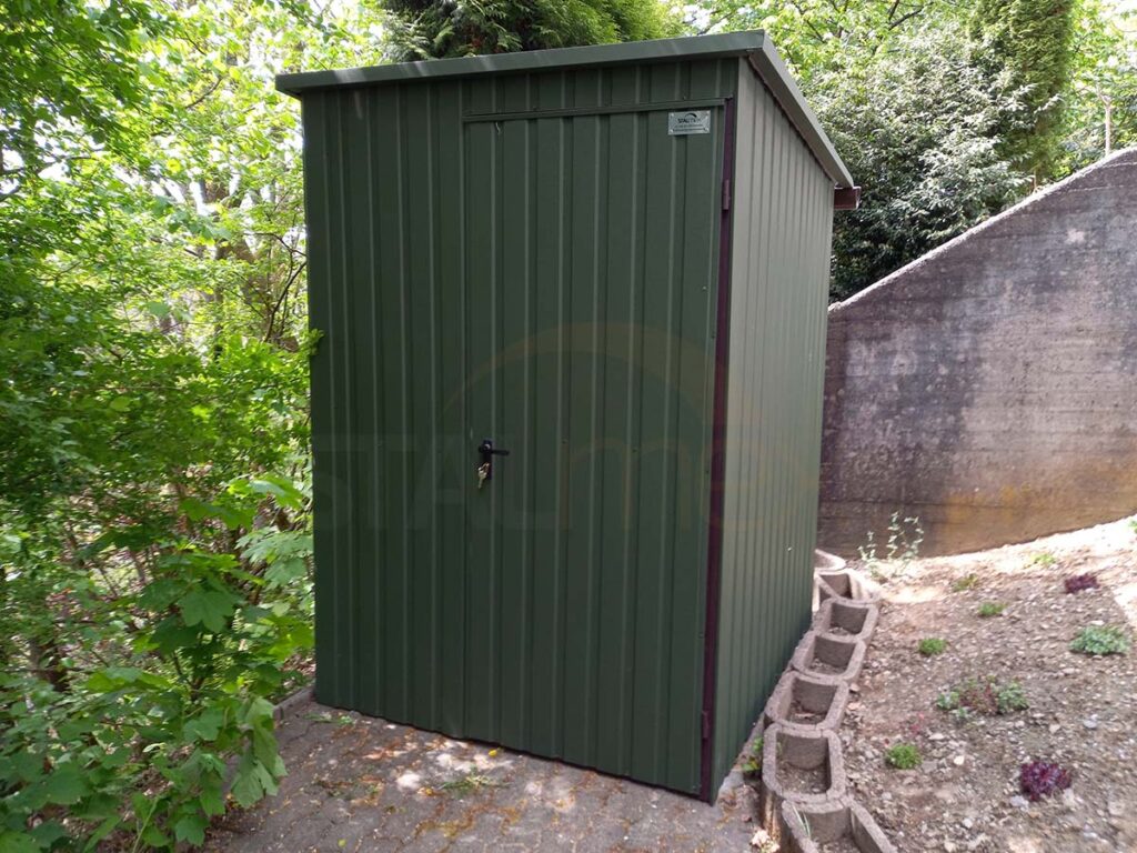Gerätehaus aus Metall, Blech Gartenhaus Abverkauf, kaufen